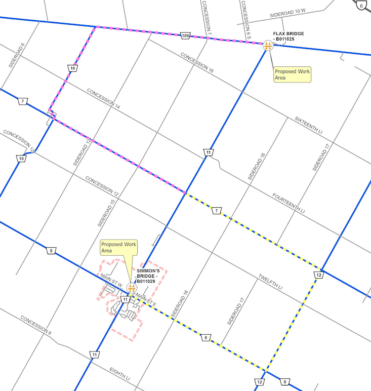 Mapleton bridge project to begin Feb. 23