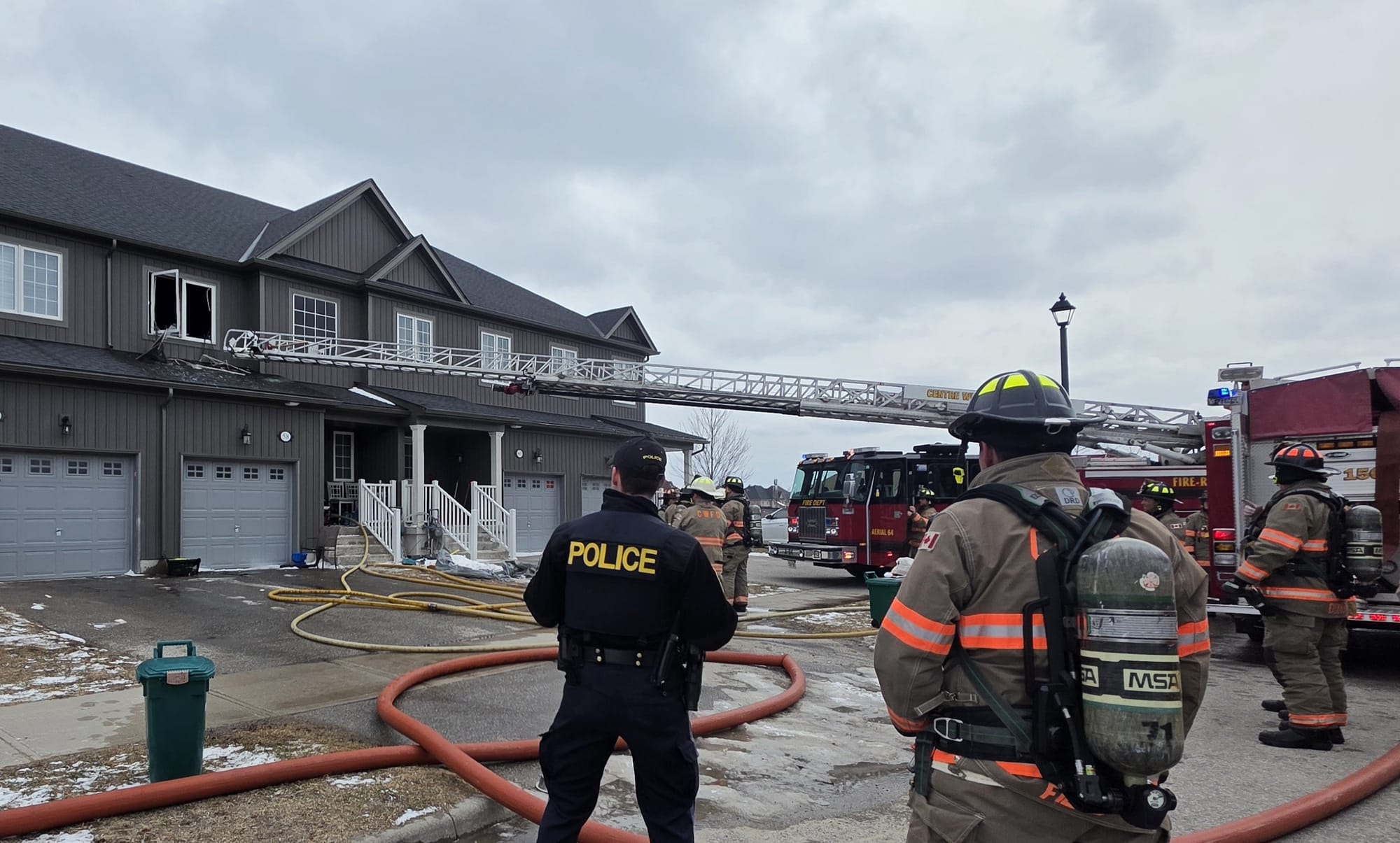 Unattended candle causes Fergus house fire