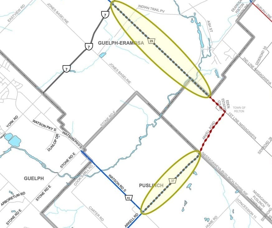 Trucks may be prohibited on county roads in Puslinch, Guelph/Eramosa