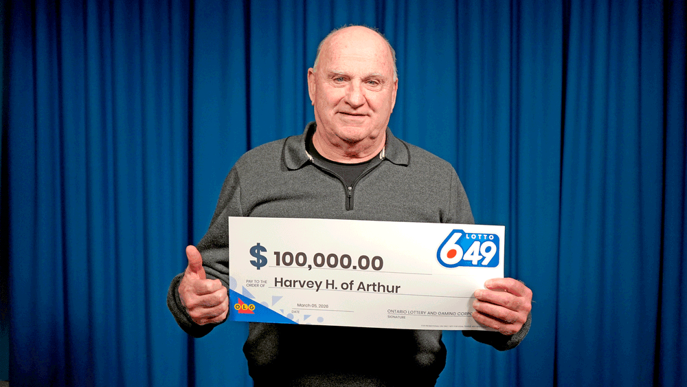 Arthur grandfather wins $100,000 in LOTTO 6/49; plans to invest prize in grandchildren’s education post image