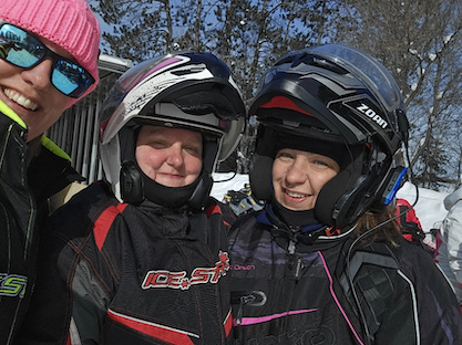 Drayton women participate in breast cancer snow run post image