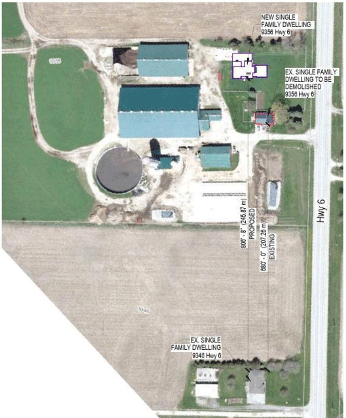 Council approves variance for new home on Wellington North farm post image