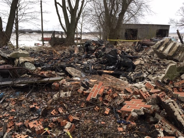 Arson suspected as house destroyed post image