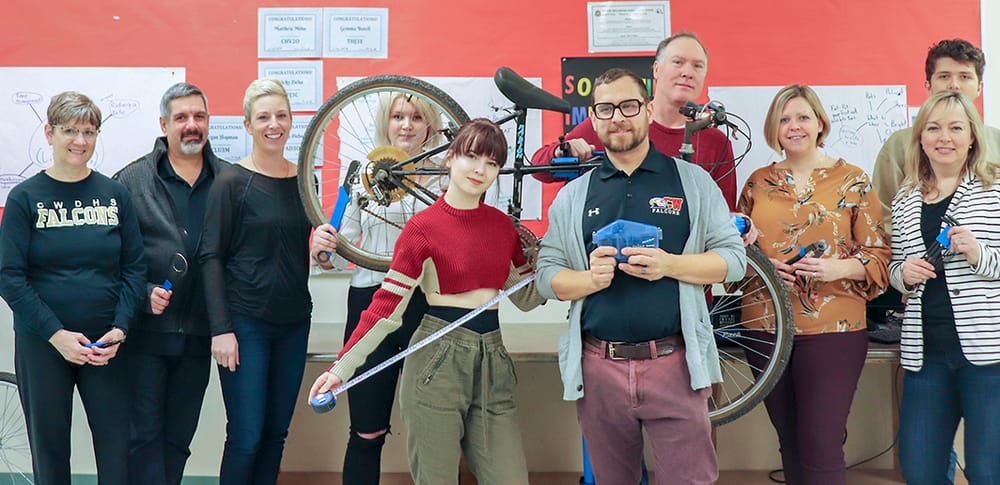 Students, teachers launch bikeshare, repair program at CWDHS post image
