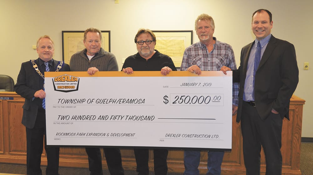 Drexler Construction pledges $250,000 for naming rights at five new Rockwood soccer fields post image