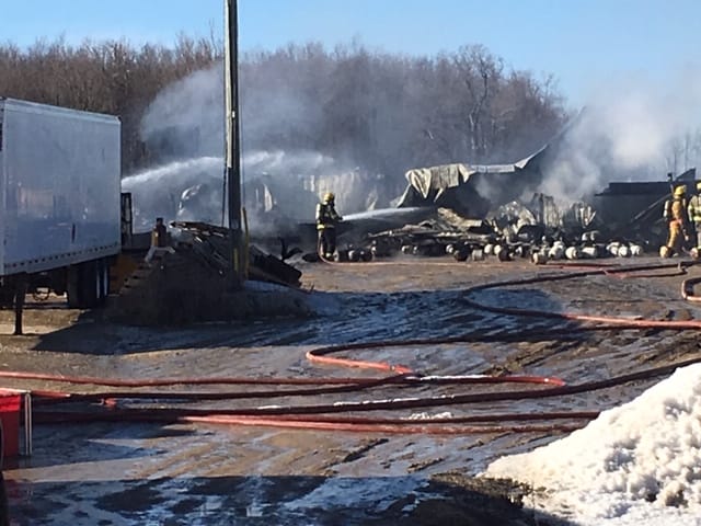 Fire at propane tank refurbishing shop results in $300,000 damage, third-degree burns to worker post image