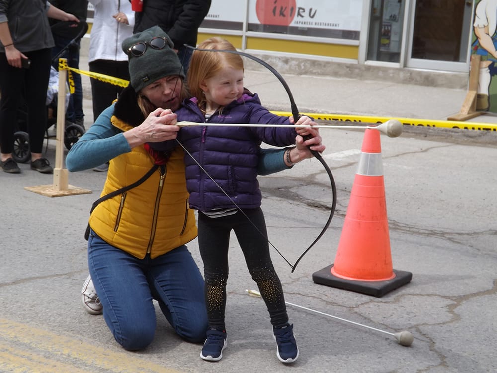 Taking aim post image