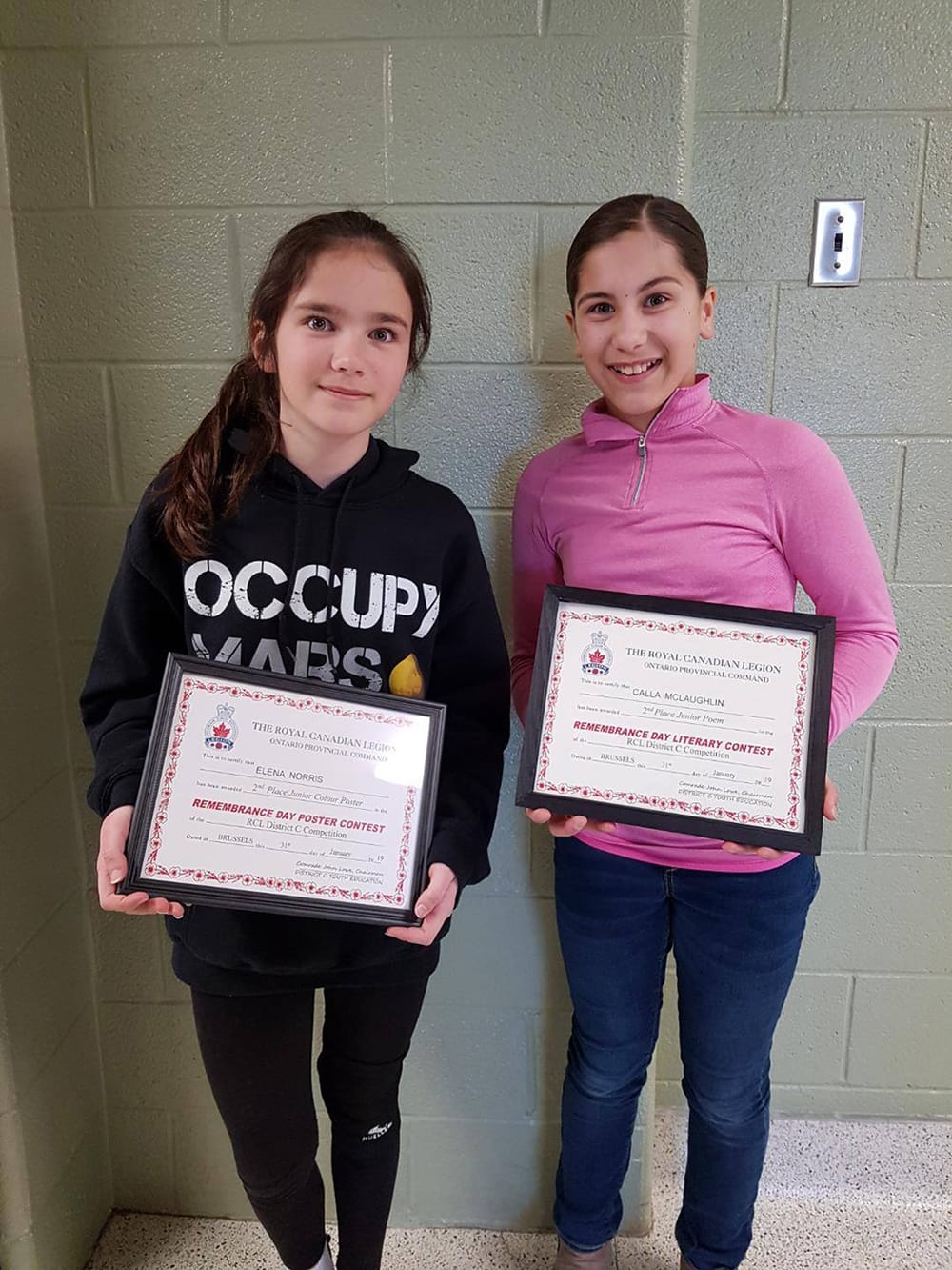 District winners post image