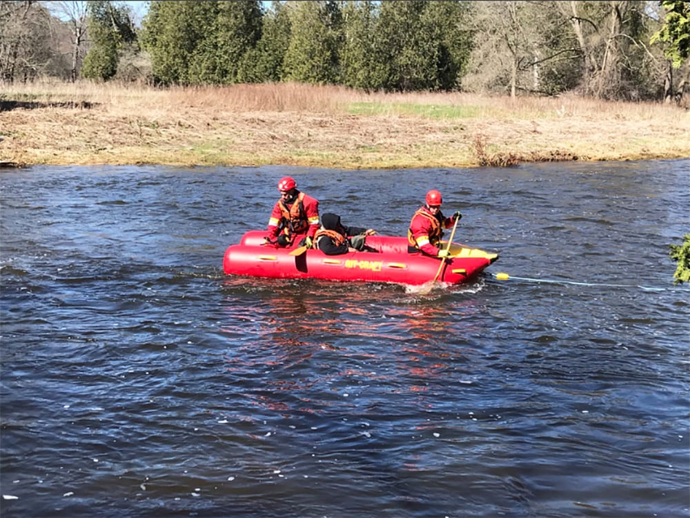 Firefighters rescue fisherman stranded on island post image