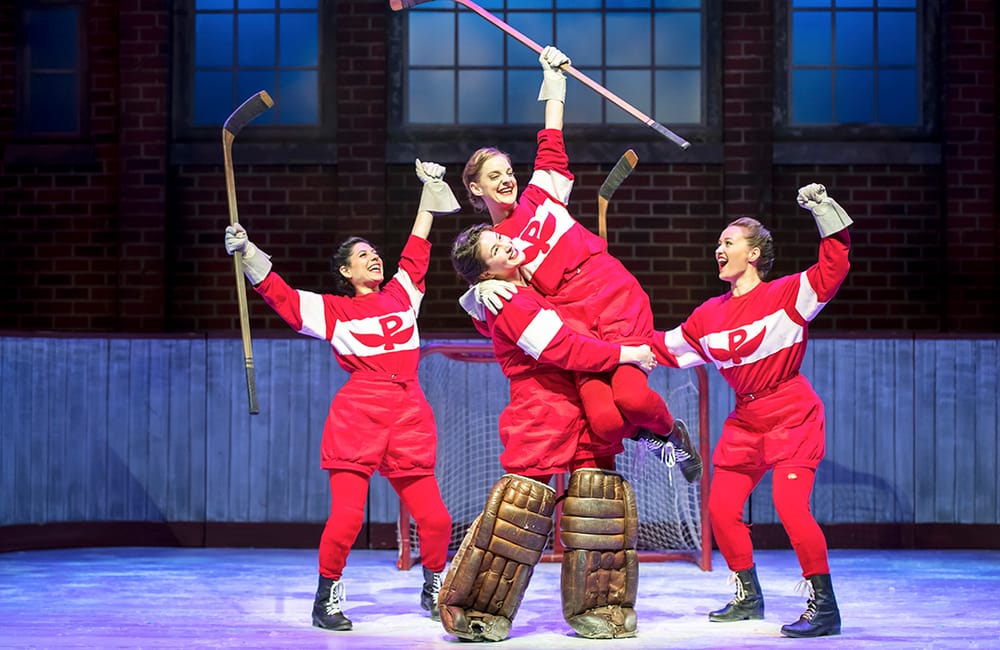 Women’s hockey team comes to life on stage post image
