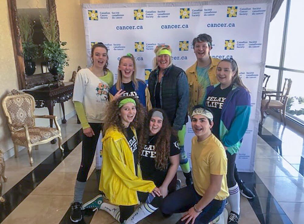 Grade 12 students organizing Relay for Life post image