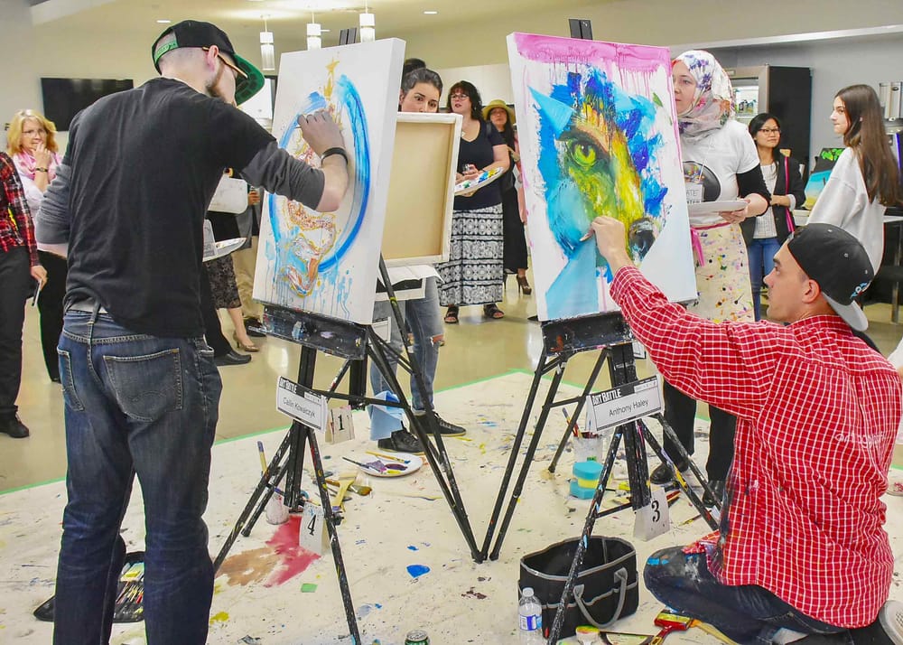 Immigrant Services Guelph-Wellington host art battle post image