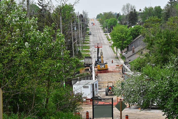 Bridge work continues on the Salem Bridge post image