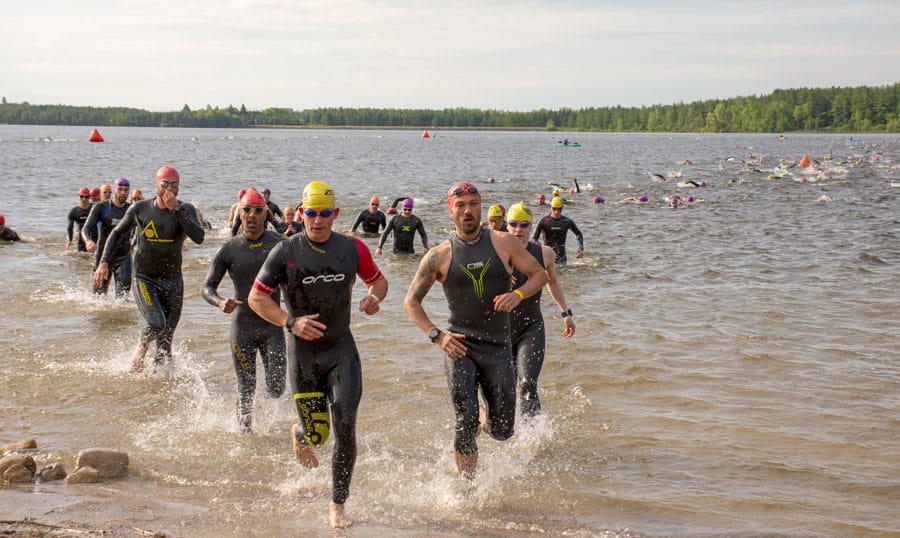 Athletes took part in the Subaru Triathlon Series at Guelph Lake post image