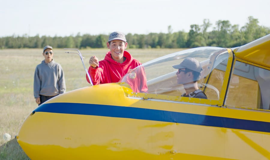 Cadet training with glider pilot scholarship post image