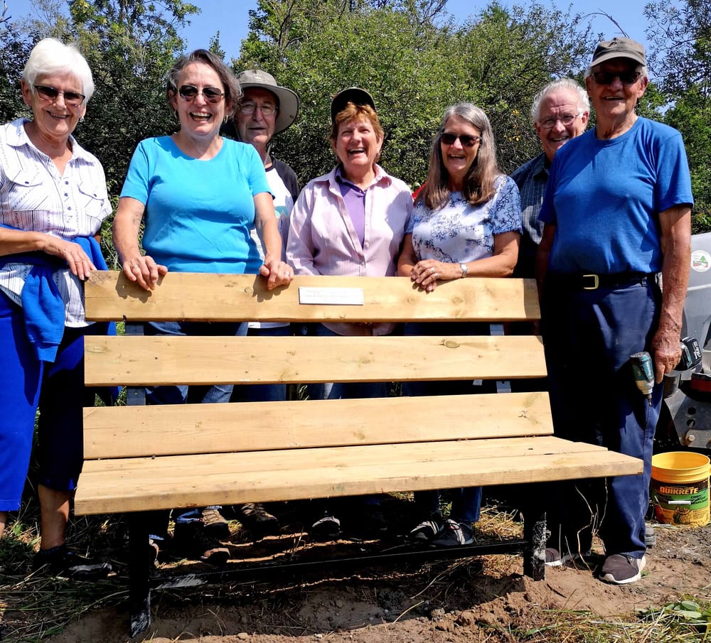 Arthur Horticultural Society bench donation recognizes 100 years of horticulture in town post image