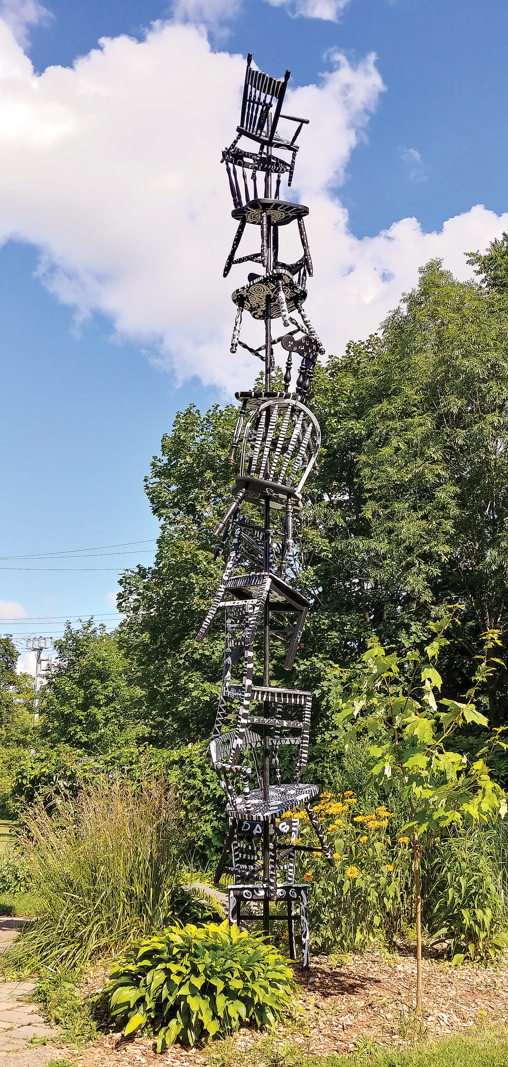 Chair sculpture post image