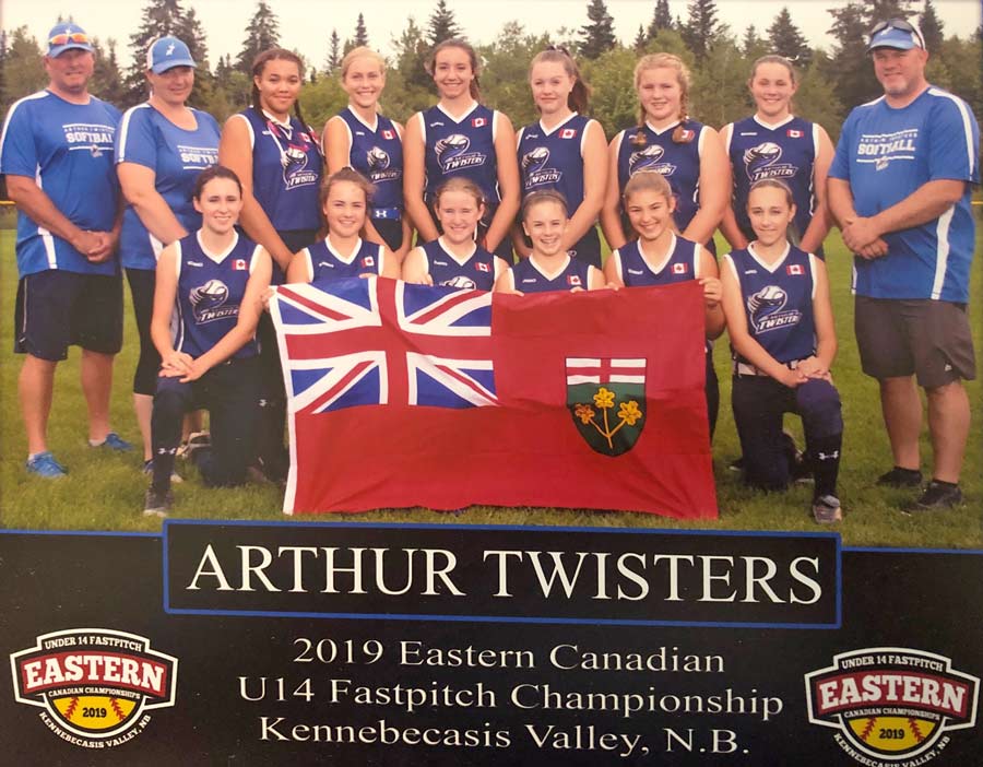 Arthur Twisters win Eastern Canadian title post image