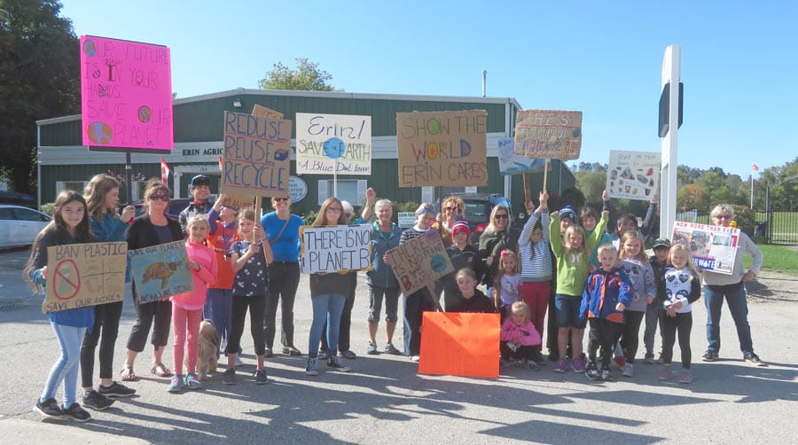 Erin Public School students led a climate rally post image