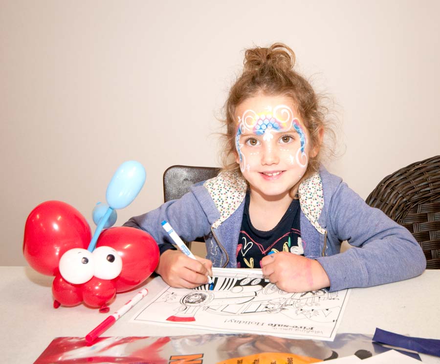 Fire safety colouring post image