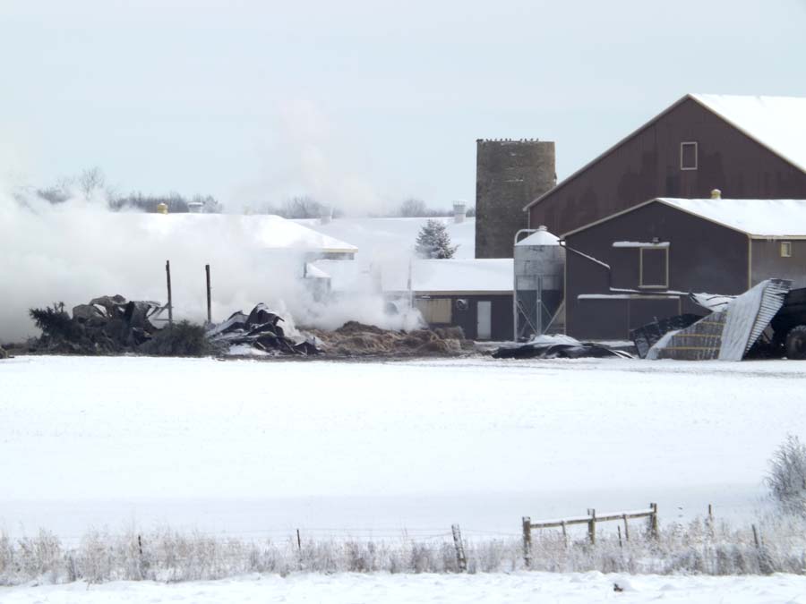 Cattle perish in Nov. 12 barn blaze on Drayton area farm post image