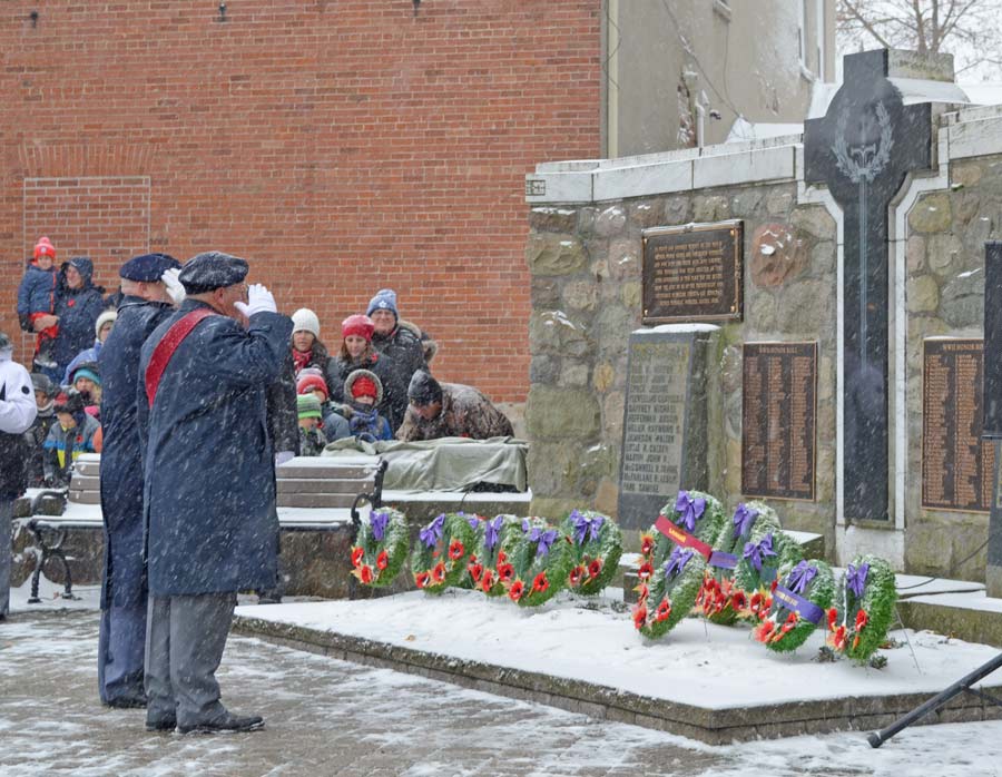 Community gathered at the Arthur Remembrance Day service post image