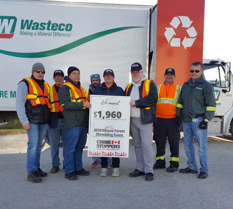 Shredding event raises record amount for Crime Stoppers Guelph Wellington post image
