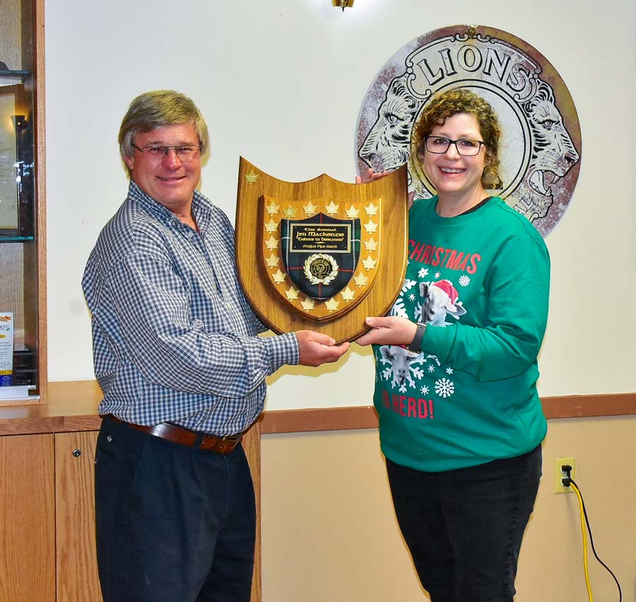 Fergus Pipe Band celebrated the season post image