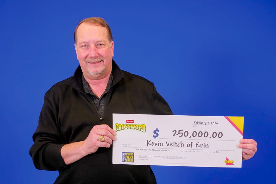 Erin man wins $250,00 in Instant Crossword Deluxe lottery post image