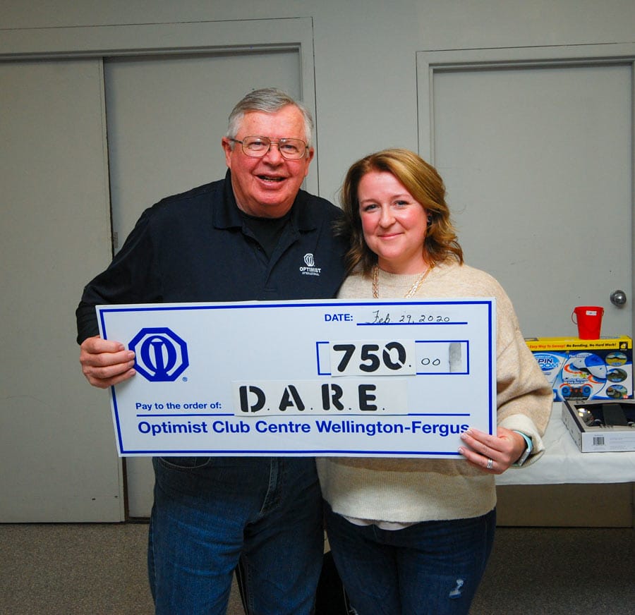 Optimist Club of Centre Wellington make donations post image