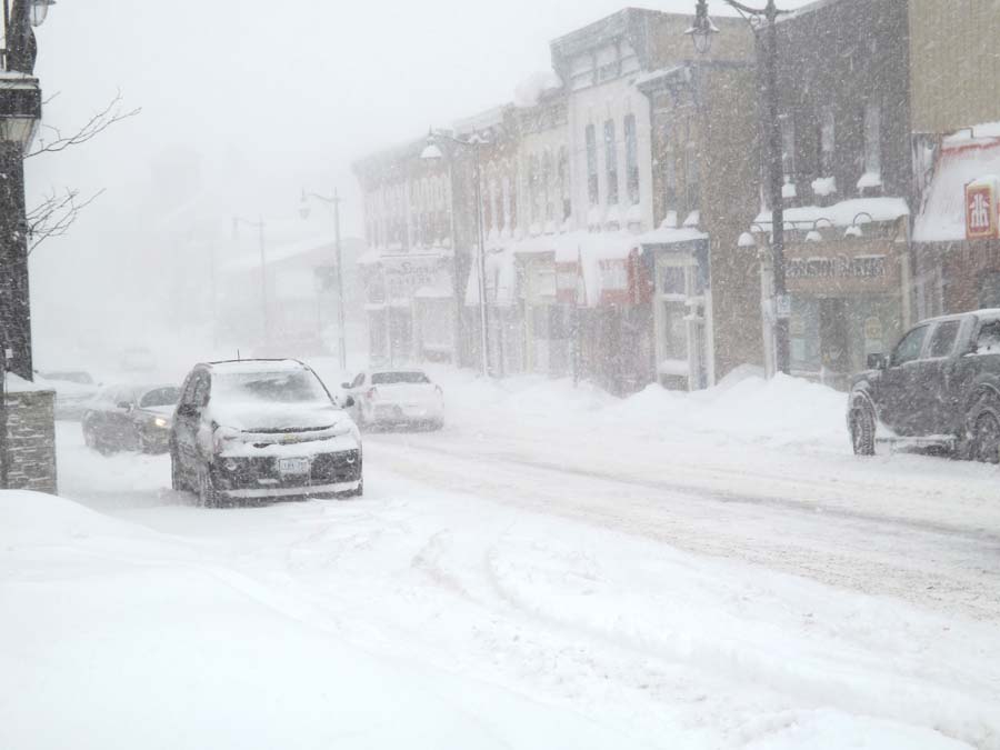 Heavy snowfall blankets region post image