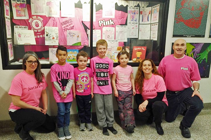 Students at James McQueen Public School supported Pink Shirt Day post image