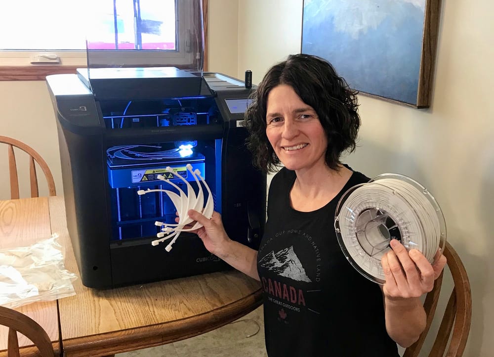 County library staff producing face shield parts for frontline workers post image