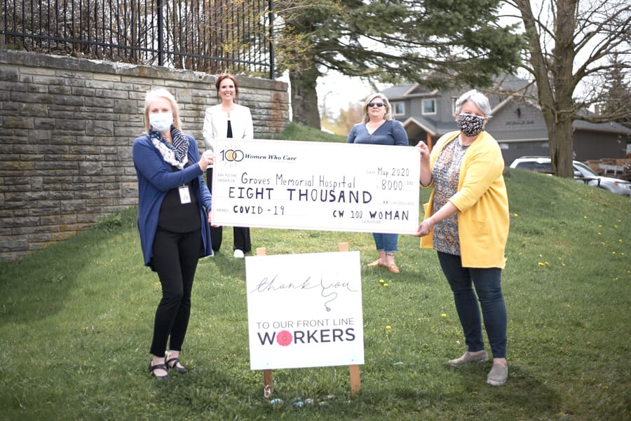 Centre Wellington 100 Women Who Care donates $8,000 to Groves fund post image