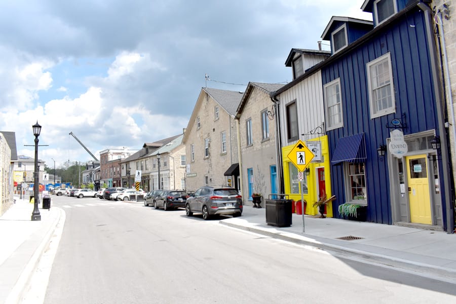 Elora clearing the way for pedestrians and safe distancing post image