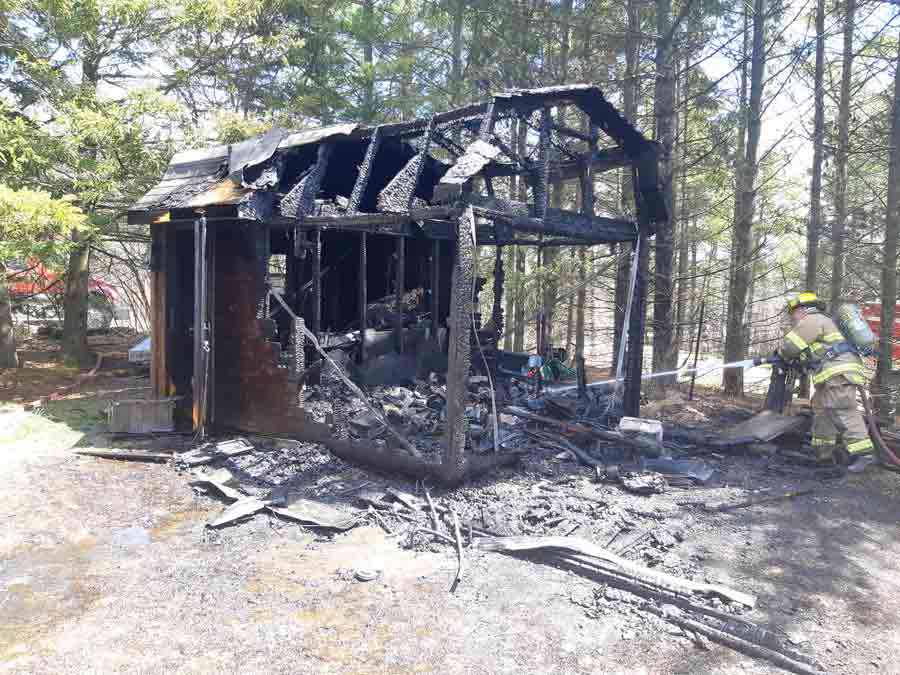 Puslinch shed fire causes $10,000 damage post image