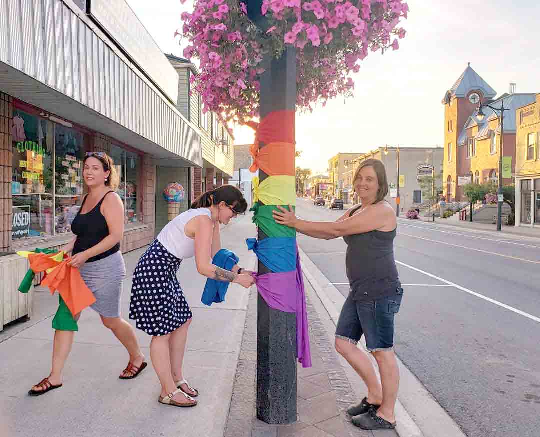 Minto Pride decorated downtowns in the municipality post image