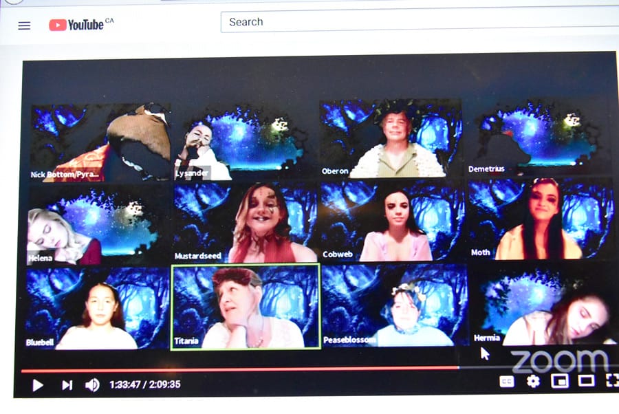 Elora Community Theatre performed virtual Shakespeare production post image