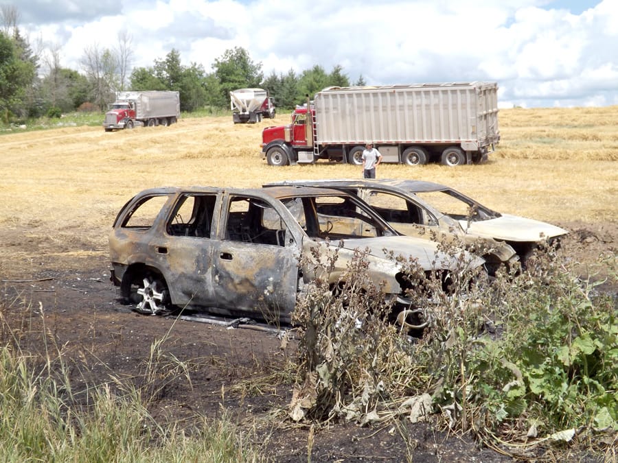Vehicle fires cause about $75,000 damage post image