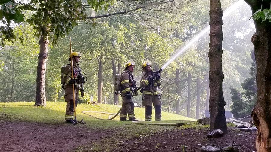 Four departments respond to house fire near Eden Mills post image