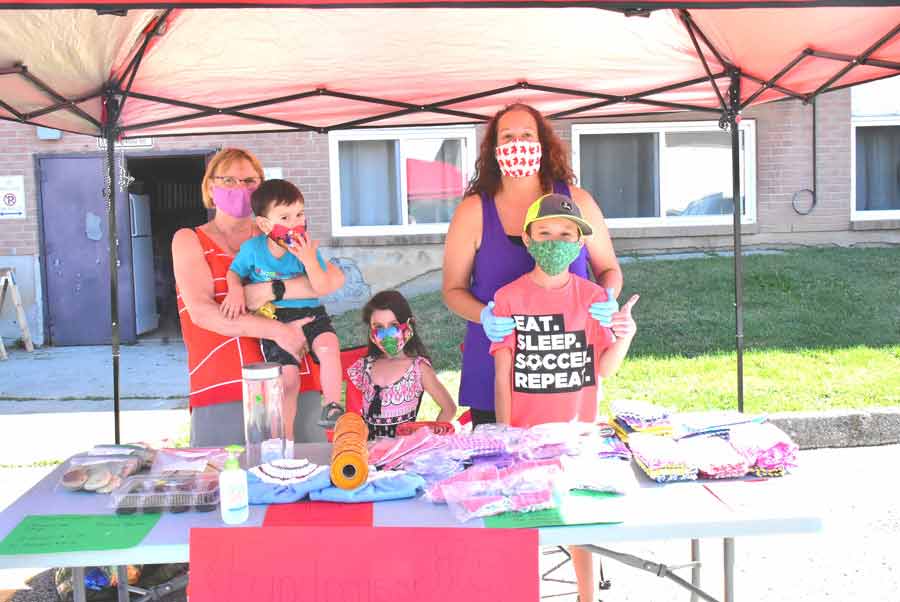 Mother and son create fundraiser for Centre Wellington Food Bank post image