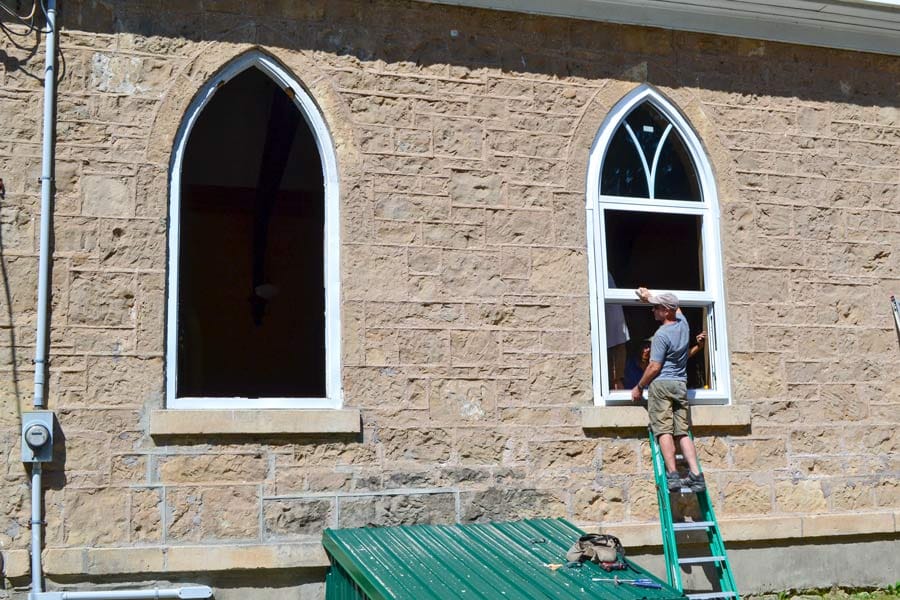 Everton Community Church installs new windows post image