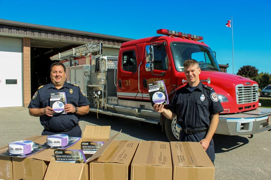 Enbridge Gas donates smoke and CO detectors to local fire departments post image