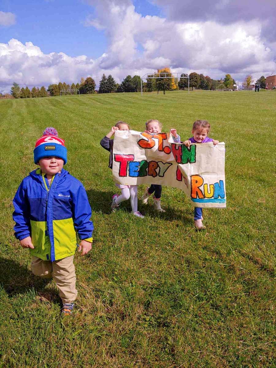 Students from St. John Catholic School took part in annual Terry Fox Run post image