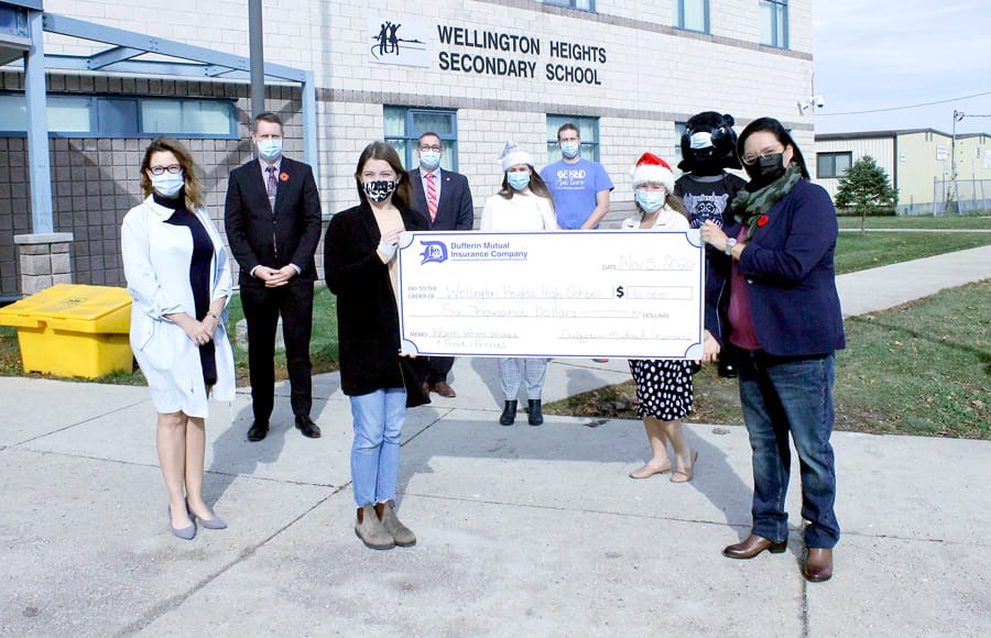 Donation from Dufferin Mutual will assist programs at WHSS post image