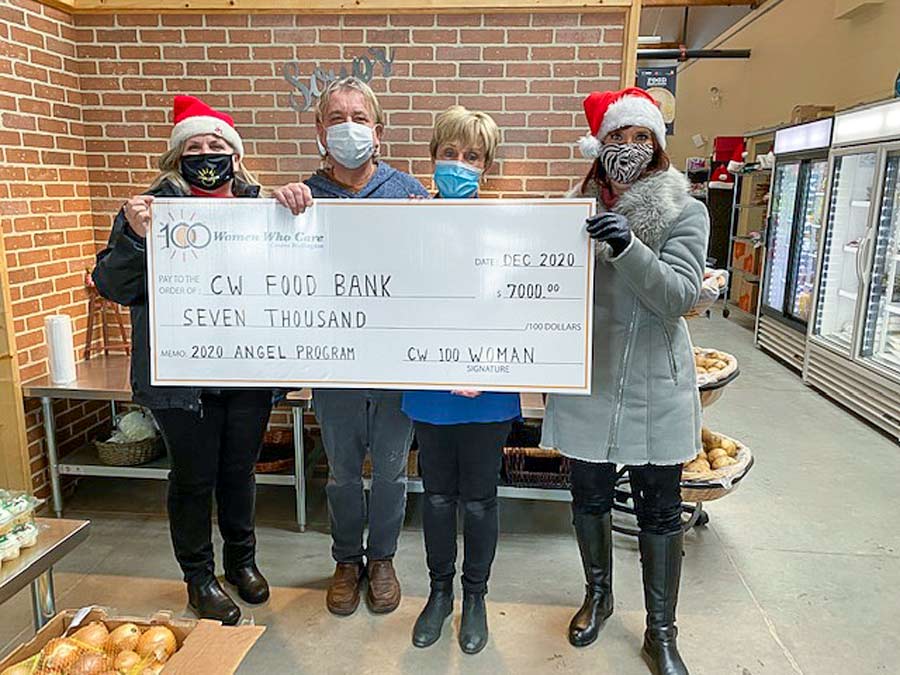 100+ Women Who Care Centre Wellington makes donation to food bank post image