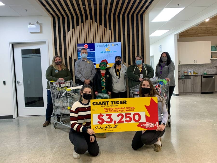 Giant Tiger raises funds for Big Brothers Big Sisters of Centre Wellington post image