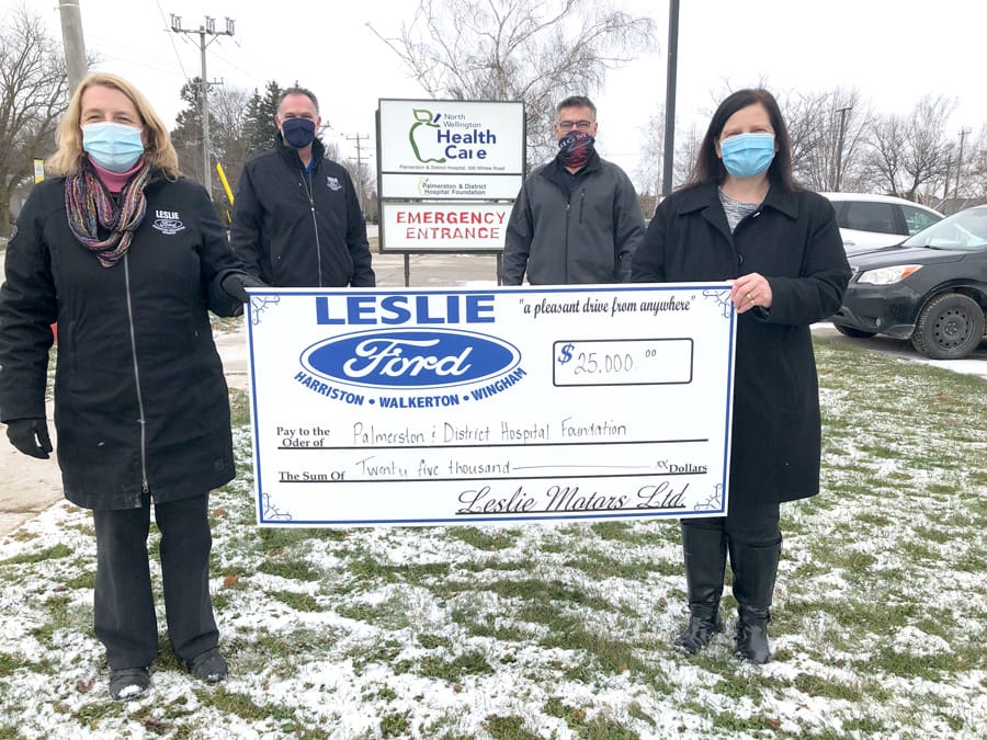 Leslie Motors Ford makes donations to three hospital foundations, including Palmerston post image