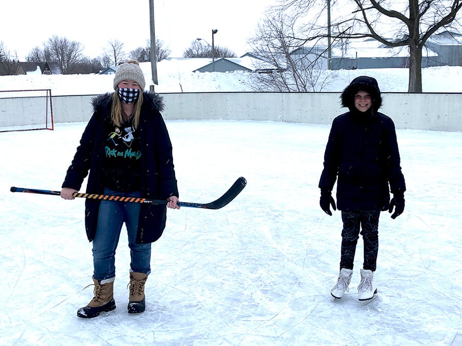 Optimist rink offers outdoor fun for local youngsters post image