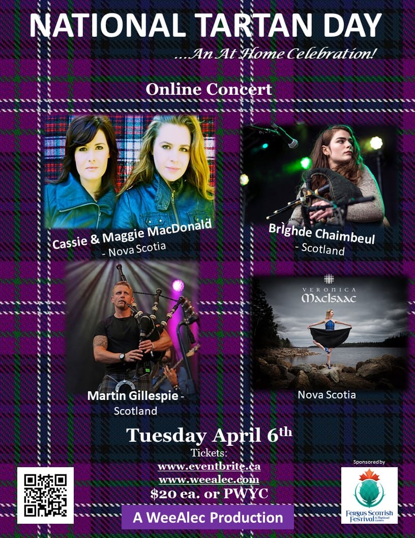 Online Tartan Day concert set for April 6 post image